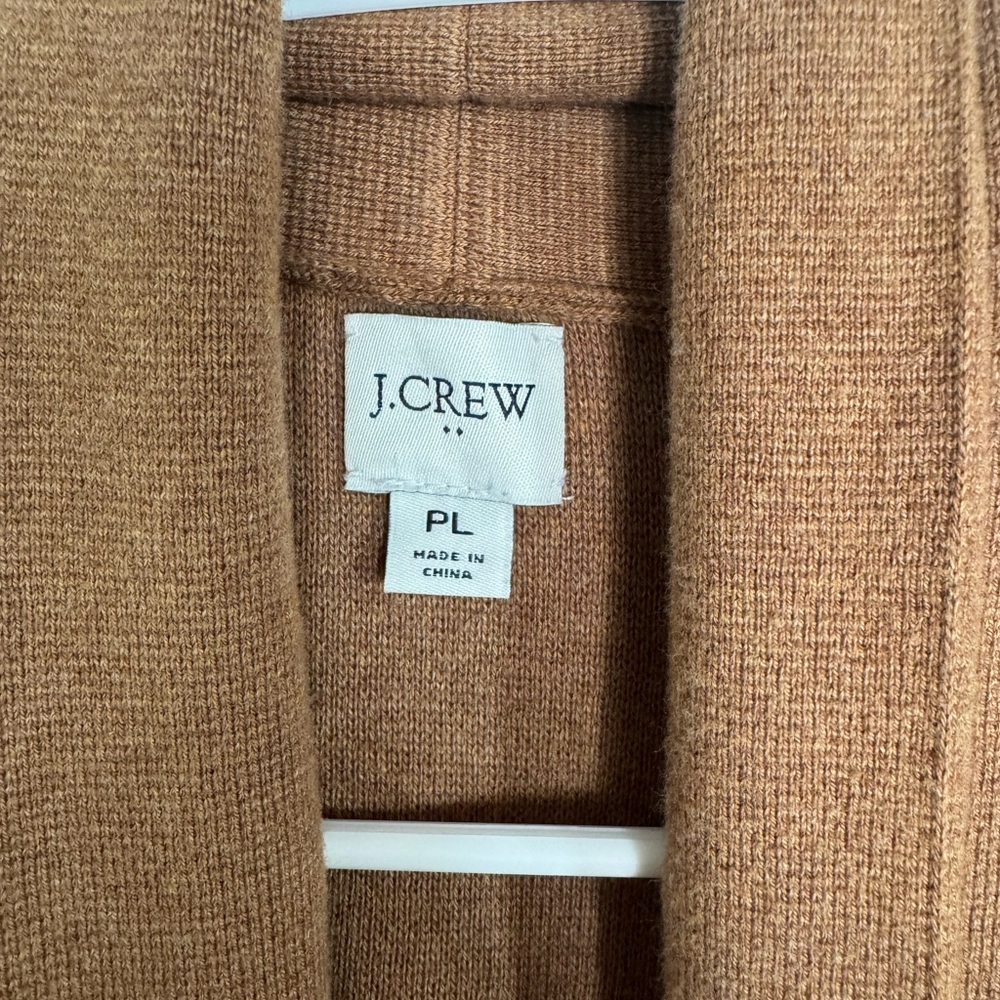 J. Crew Women's Tan Open Front Blazer - Picture 2 of 4